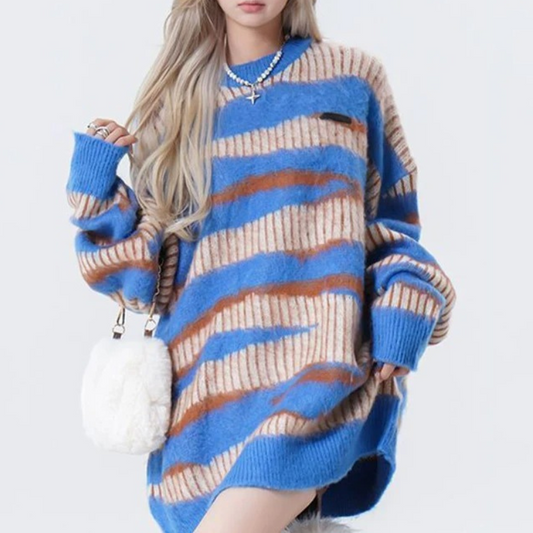 Oversized Stripe Sweater