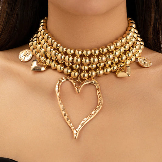 Eternal Heart Pearl Choker