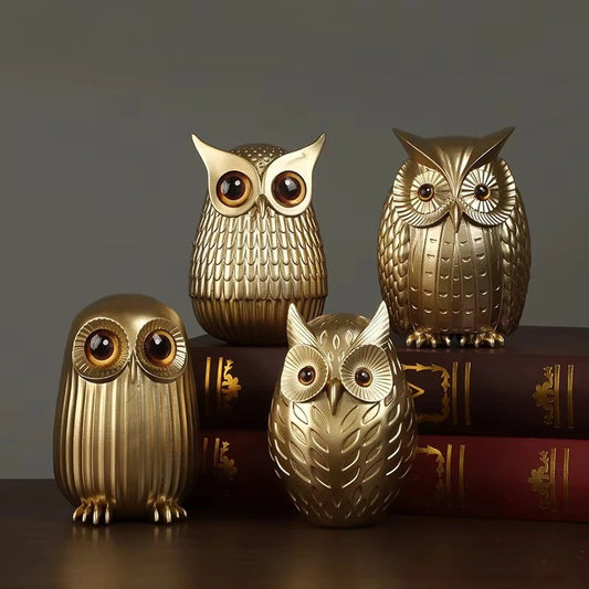 Wisdom Owl Figurines