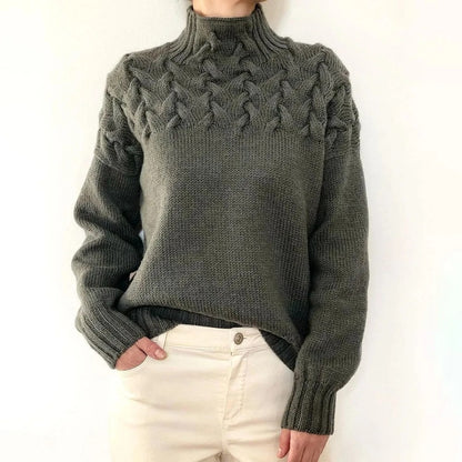 Raven Weave Turtleneck